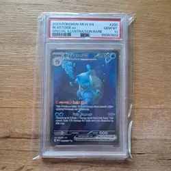 Blastoise ex 200/165 (PSA 10) 151 Special Illustration Rare - Pokemon TCG - Image 1