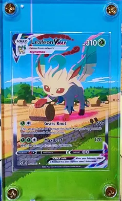 Leafeon Vmax Alt Art 205/203 Evolving Skies Pokemon Extended Artwork Case - Image 1