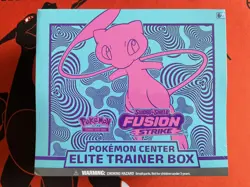 Fusion Strike Pokemon Center Exclusive Sword & Shield Elite Trainer Box ETB NEW - Image 1