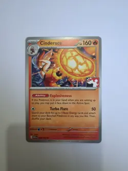 Cinderace 028/132 Non Holo Pokemon Play! Prize Pack Play Stamp Series 8 - Image 1