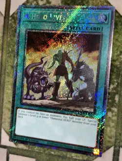 YuGiOh A HERO LIVES Platinum Secret Rare RA04-EN087 - Image 1