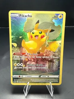 Pokemon Pikachu GG30/GG70 Crown Zenith Galarian Gallery Full Art Holo Ultra Rare - Image 2