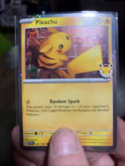 DOUBLE SWIRL 🌀 Pikachu 051 /162 2026 Pokemon Day 30th Anniversary Promo Cosmos - Image 3