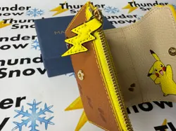 Pokemon Pikachu Leather Trifold Wallet MAISON de SABRE - New in Box - Image 2