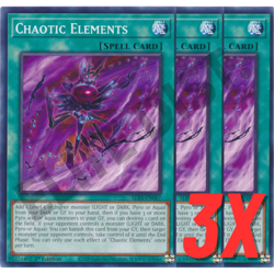 Yugioh Chaotic Elements (ALIN-EN067) 1st Edition (NEAR MINT) (3X) - Image 1