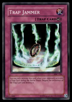 TRAP JAMMER IOC-110 SUPER RARE INVASION OF CHAOS YU-GI-OH - Image 1
