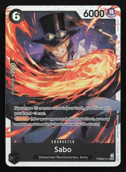 Sabo - PRB02-014 PRB02-014 Foil Premium Booster -The Best- Vol. 2 One Piece Card - Image 1