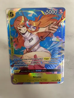 One Piece TCG Nami OP08-106 Alt Art Parallel Two Legends English Mint - Image 4