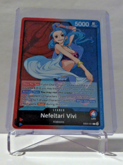 One Piece CCG Nefeltari Vivi Leader EB03-001 Heroines Edition 5000 Bandai - Image 1