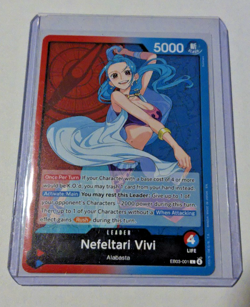One Piece CCG Nefeltari Vivi Leader EB03-001 Heroines Edition 5000 Bandai - Image 2