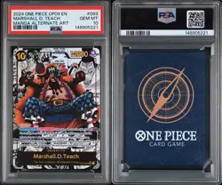 2024 One Piece English Marshall D Teach Manga OP09-093 PSA 10 GEM MINT 💎 - Image 2