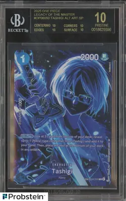 2025 One Piece Legacy of the Master Tashigi Alt Art SP BGS 10 BLACK LABEL - Image 1