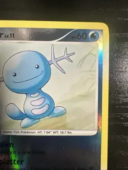 Wooper 118/132 Reverse Holo Secret Wonders Pokemon Card LP - Image 4