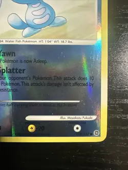 Wooper 118/132 Reverse Holo Secret Wonders Pokemon Card LP - Image 5