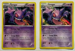 Pokemon Gengar Holo Rare TCG Card 60/162 XY Breakthrough Set Of 2 - Image 1