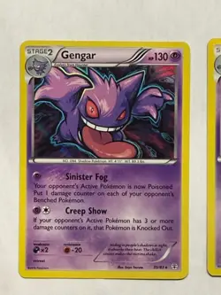 Pokemon Gengar Holo Rare TCG Card 60/162 XY Breakthrough Set Of 2 - Image 4