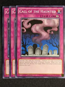 Yugioh 3x Call Of The Haunted YS15-ENF26 1st Edition Common NM - Image 1
