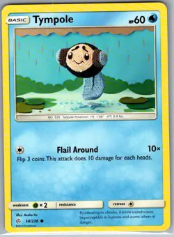 Tympole 58/236 Non Holo SM - Cosmic Eclipse - Pokemon Card - NM - Image 1