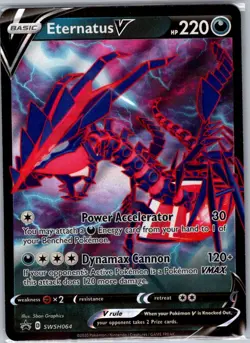 Eternatus V SWSH064 SWSH: Sword & Shield Promo Cards - Pokemon Card - NM - Image 1
