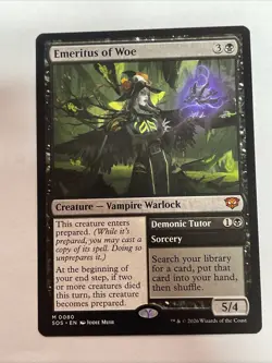 Emeritus Of Woe Secrets Of Strixhaven #80 Mythic - Image 1