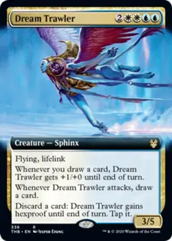 1 x Dream Trawler - Extended Art - Theros Beyond Death - NM-Mint - MTG - Image 1
