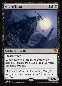 MTG Grave Titan [DRC] #42 - Image 1
