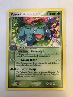 Venusaur Rare Crystal Guardians 28/100 LP - Image 1