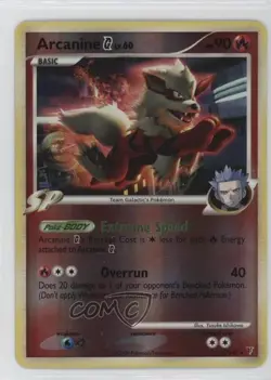 Arcanine Reverse Foil Pokemon Platinum Supreme Victors #15 2009 - Image 1