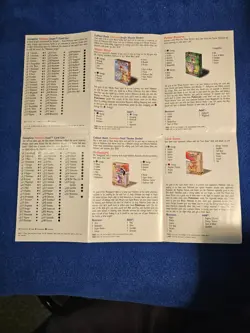 Vintage 1990's Pokemon Trading Card Game Card List - Image 2