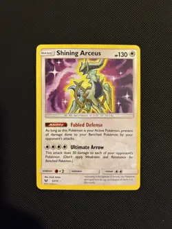 Shining Arceus 57/73 Holo Pokemon Shining Legends - NM - Image 1