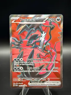 Yveltal Ex 105/88 Full Art Ultra Rare Perfect Order Pokemon Card EN - Image 1
