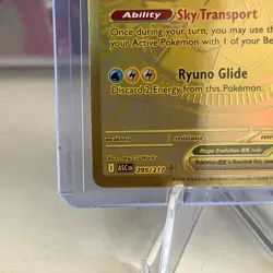 Mega Dragonite Ex 295/217 GOLD HYPER RARE POKEMON ASCENDED HEROES - Image 4