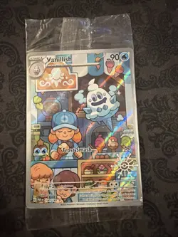 Pokemon Vanillish Holiday Snowflake Stamp SEALED PROMO Card 190/182 Pokemon Card - Image 1