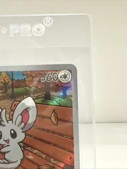 Minccino Illustration Black Bolt Pokemon TCG Card 157/086 AR Korean - Image 3