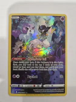 Mew GG10/GG70 Holo Trainer Gallery Rare Crown Zenith Galarian Gallery Pokemon NM - Image 1