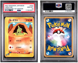 2001 PSA 10 Japanese Pokemon Larvitar Expedition 1st Edition - Image 1