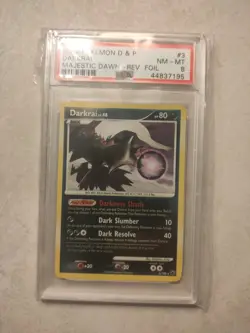Pokemon 2008 - Darkrai 3/100 Reverse (Diamond & Pearl) PSA 8 - Image 1