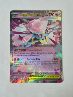 Mega Diancie ex 041/094 Double Rare Phantasmal Flames Pokemon Holo Near Mint - Image 1