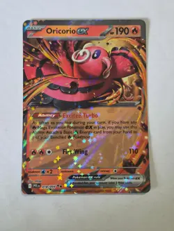 Oricorio ex 018/094 Double Rare Phantasmal Flames Pokemon Holo Near Mint - Image 1