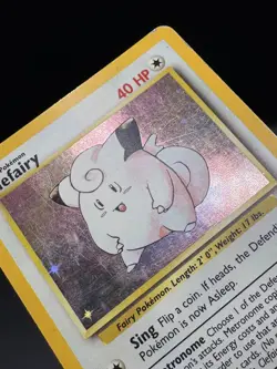 Pokemon Clefairy Holo Card 5/102 WOTC 1999 Vintage Base Set MP - Image 5