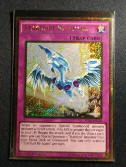Yugioh Stardust Re-Spark PGL2-EN020 1st Gold Rare NM - Image 1