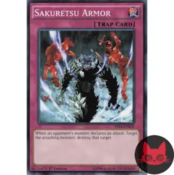Yugioh Sakuretsu Armor YS14-EN032 Common 1st Edition NM - Image 1