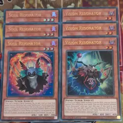 3 x SDCK-EN001/002/36 Soul/Vision Resonator Ultra & Time To Stand Up YuGiOh Mint - Image 2