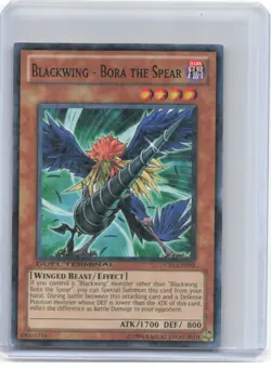 2010 Yu-Gi-Oh! TCG—Blackwing - Bora the Spear #DT03-EN002—DTNPR Foil (HP) - Image 1