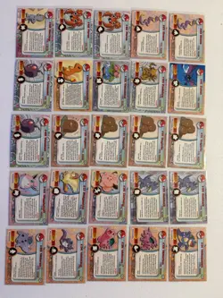 POKEMON 1999 Topps Black Label 25 Card Lot Pristine Condition Would Grade Well - Image 2