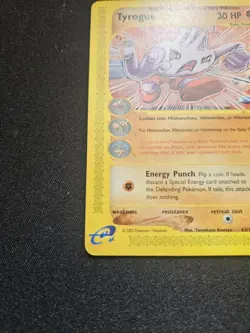Pokemon Tyrogue 63/147 E-Series Aquapolis Set LP Condition - Image 3