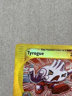 Pokemon Card Tyrogue 63/147 Aquapolis Set Reverse Holo - Image 4