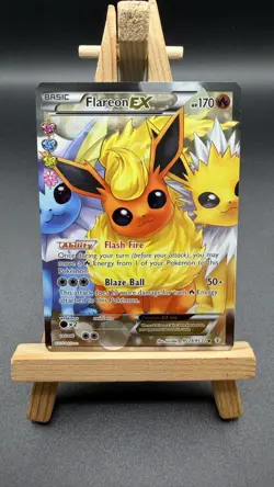 Pokemon TCG Flareon EX RC28/RC32 Generations Ultra Rare Full Art Holo NM - Image 1