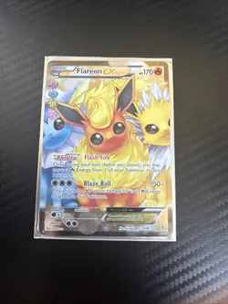 Pokemon TCG Flareon EX Generations Ultra Rare Full Art Holo Card RC28/RC32 - Image 1