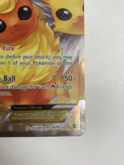 Pokemon TCG Flareon EX Full Art Holo Ultra Rare RC28/RC32 Generations - Image 5